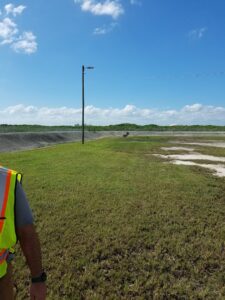 Pipeline field in MacDill AFB.