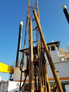 Equipment used during Freeport Harbor Deepening Field Work.