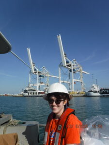 ANAMAR's team member pictured in front of Port of Canaveral.