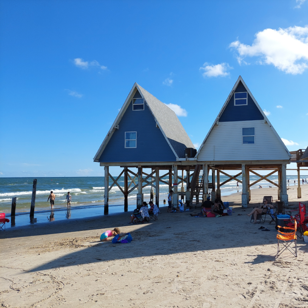 During Field Work Operations, our team noticed these interesting beach homes. 